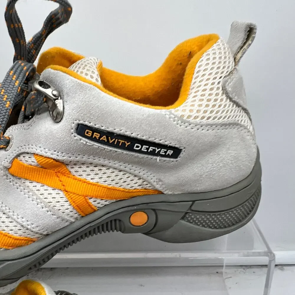 Gravity Defyer GDEFY Shoes Womens 8 Gray Yellow Sneakers